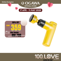 [Apply Code: 6TT31] [New Arrival 2024] ogawa by OGAWA TURBOREVIVE Hot & Cold Massage Gun*